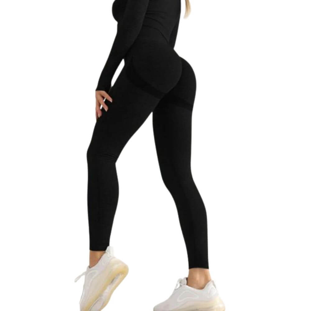 BootyLift Leggings Schwarz – Perfekte Po-Formung & Push-Up Effekt