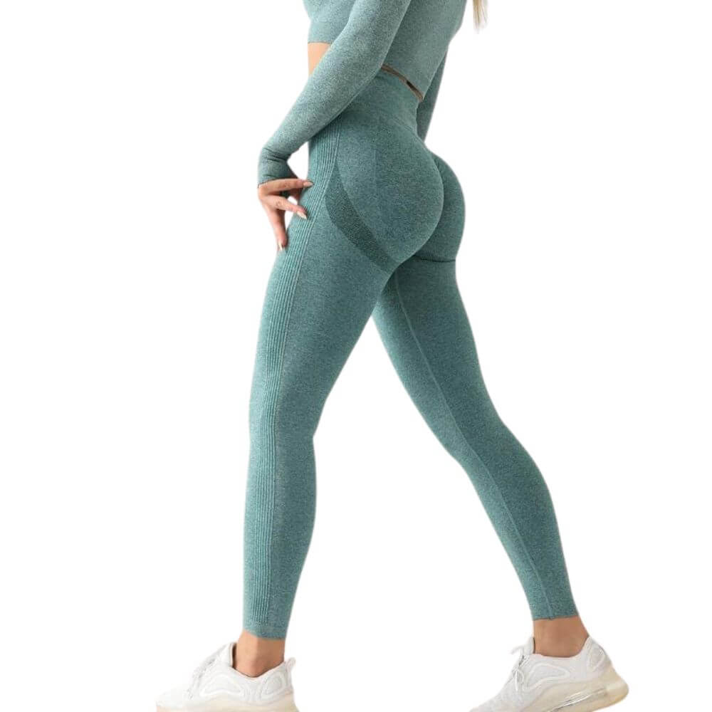 BootyLift Leggings Grün – Figurformend mit Push-Up Effekt für den perfekten Po