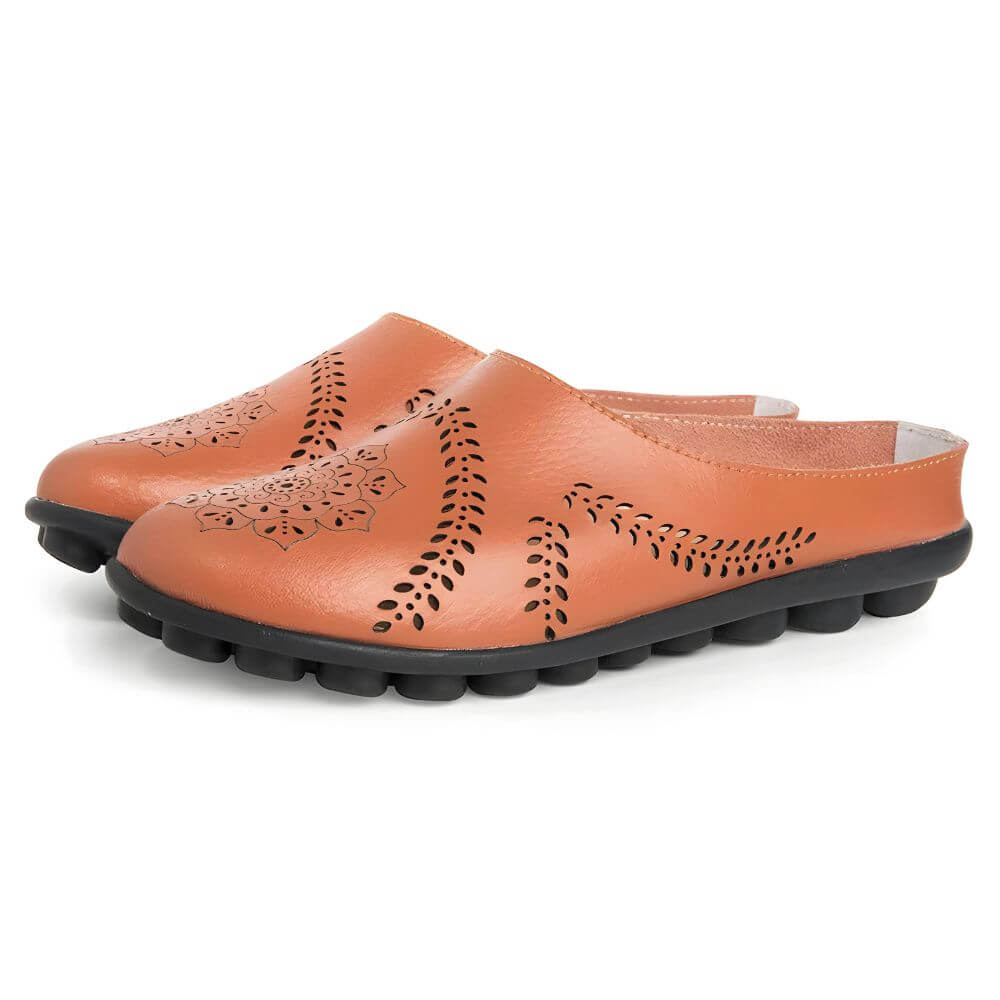 Orange FlexWander Slipper – modischer Hingucker mit Funktion
