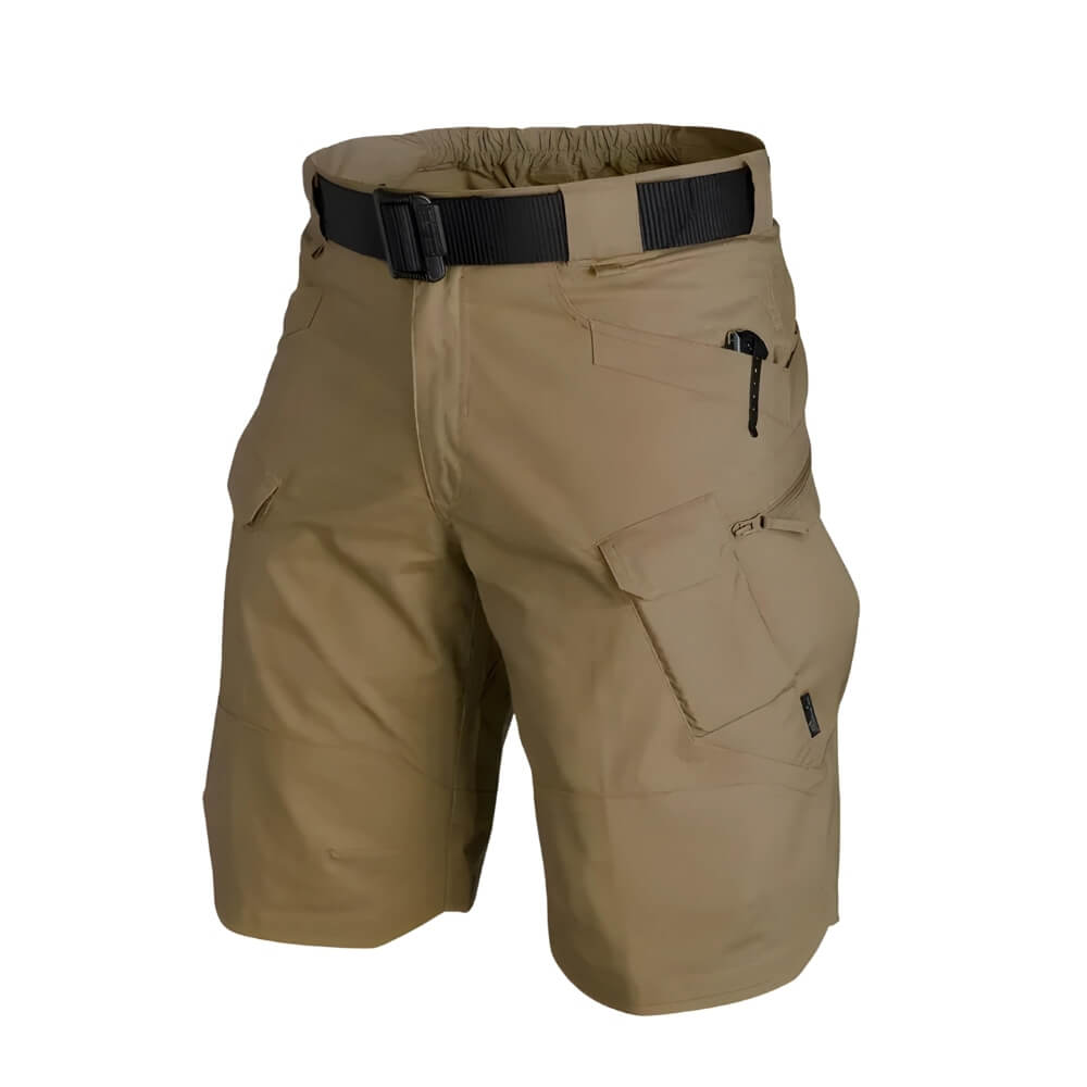Stilvolle und funktionale braune Cargo-Shorts für Herren – perfekt für Outdoor, Freizeit und Sport.