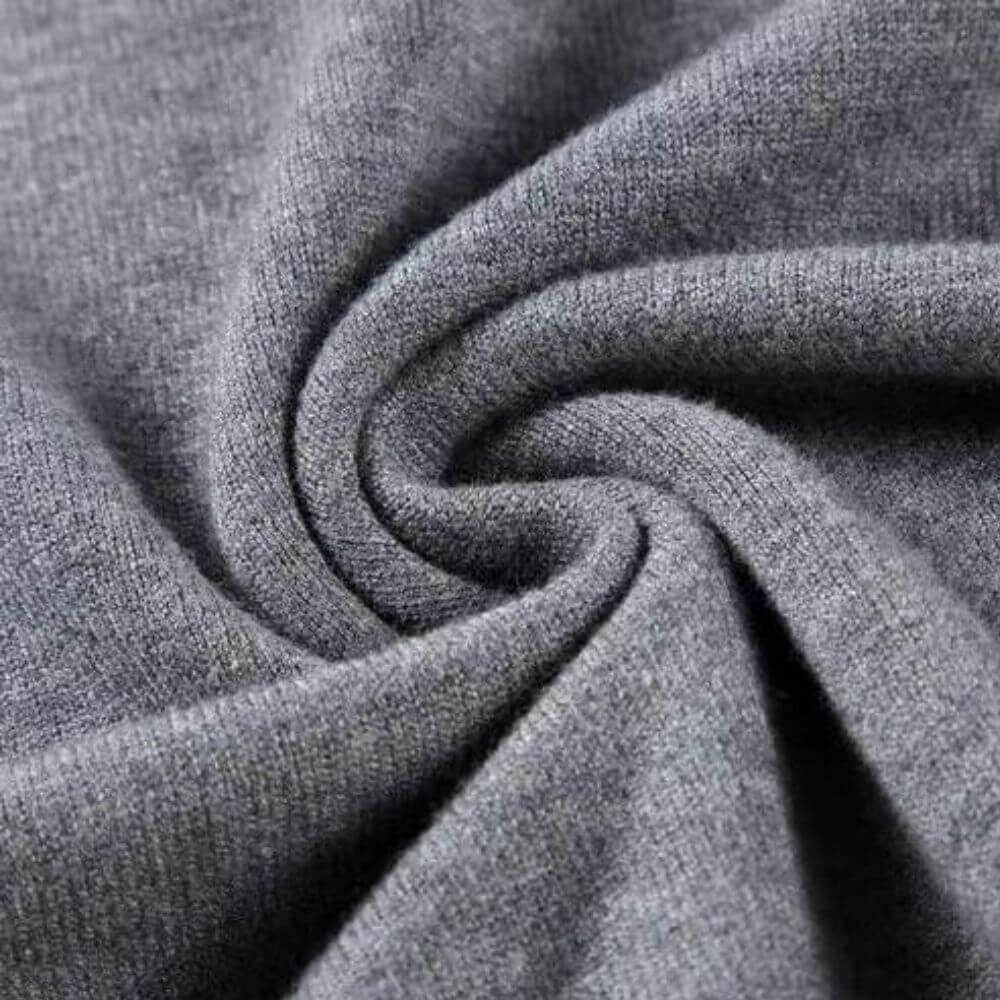 Grauer Kaschmir Pullover von Niels für Herren – Weich, warm und modisch.
