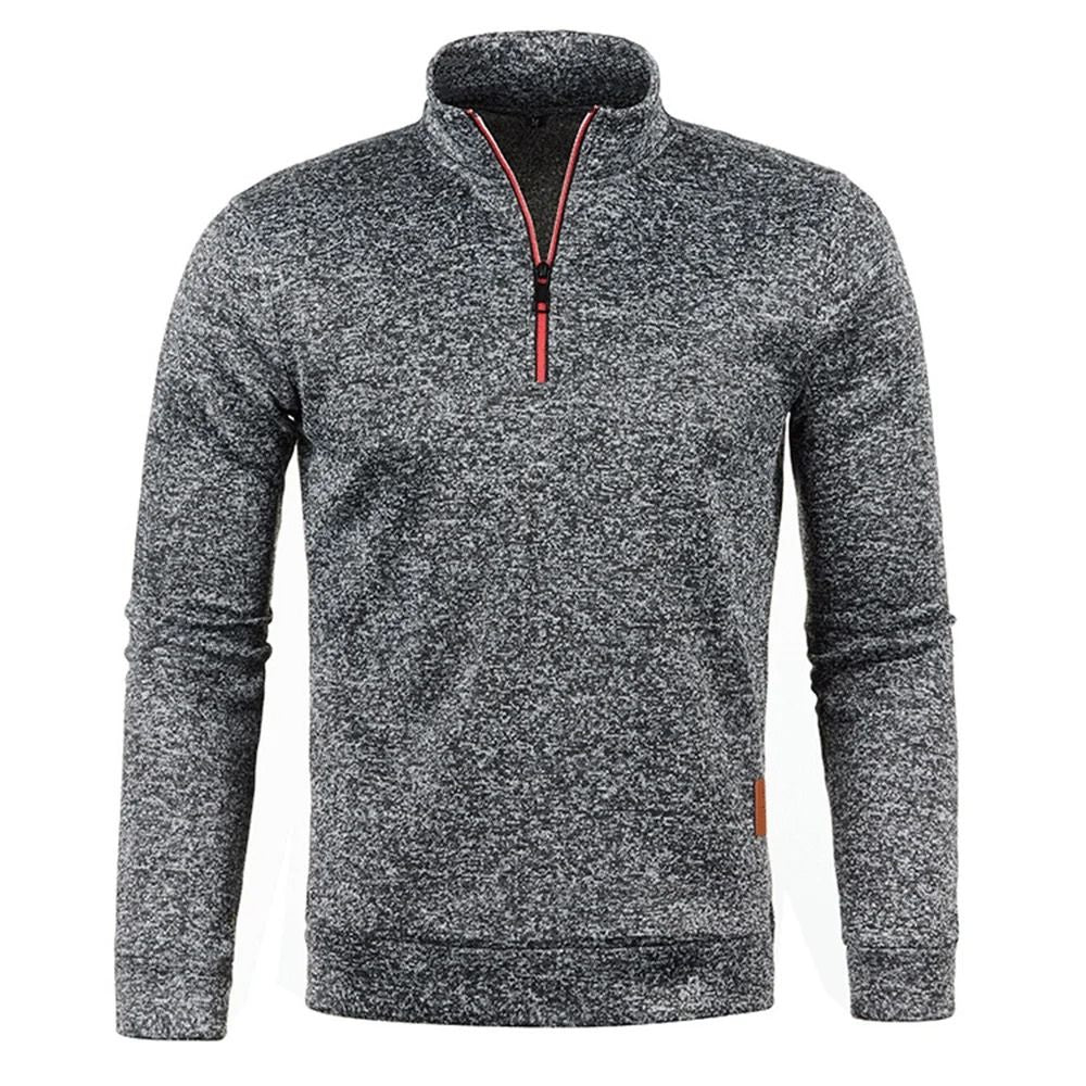 Pullover mit Reißverschluss: Temperaturregulierung mit Stil