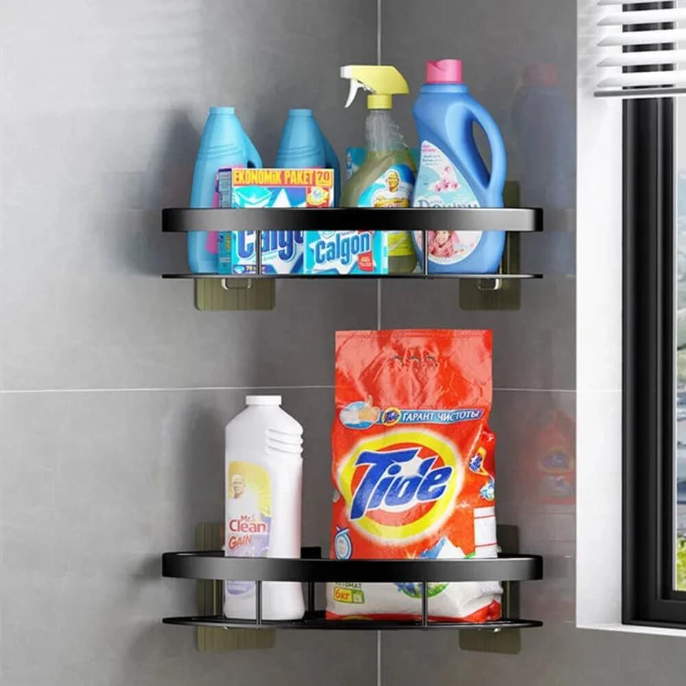 Aluminium-Badezimmerregal Ecke – Platzsparend & Modern