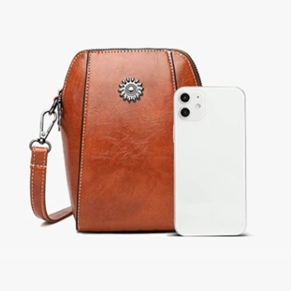 ApfelTasche - Crossbody Tasche Damen Vintage Look Elegant