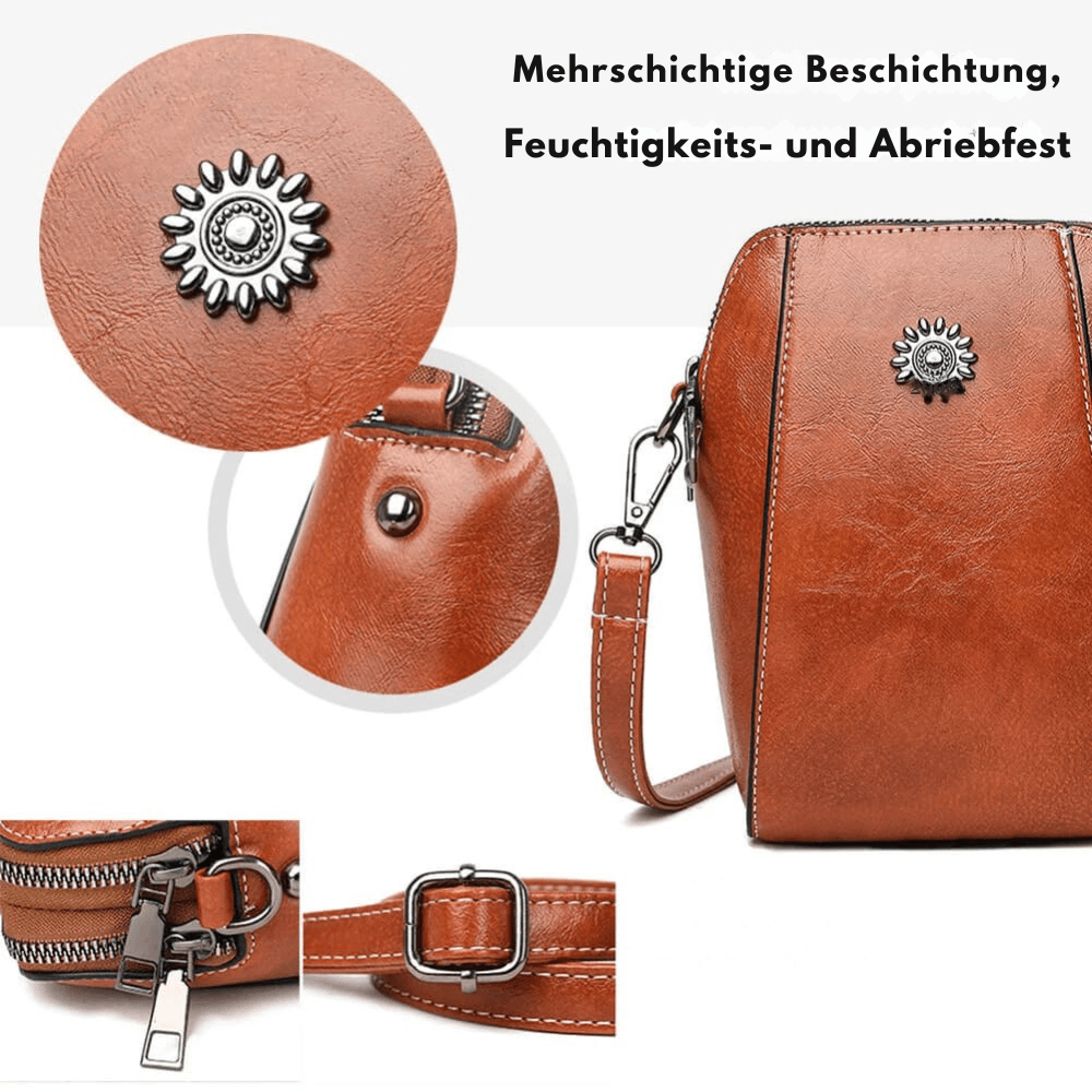 ApfelTasche - Crossbody Tasche Damen Vintage Look Elegant