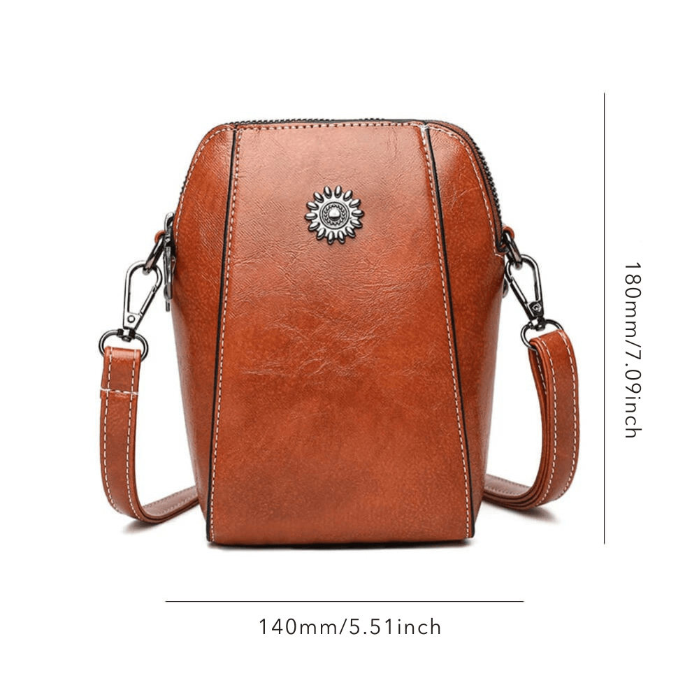 ApfelTasche - Crossbody Tasche Damen Vintage Look Elegant