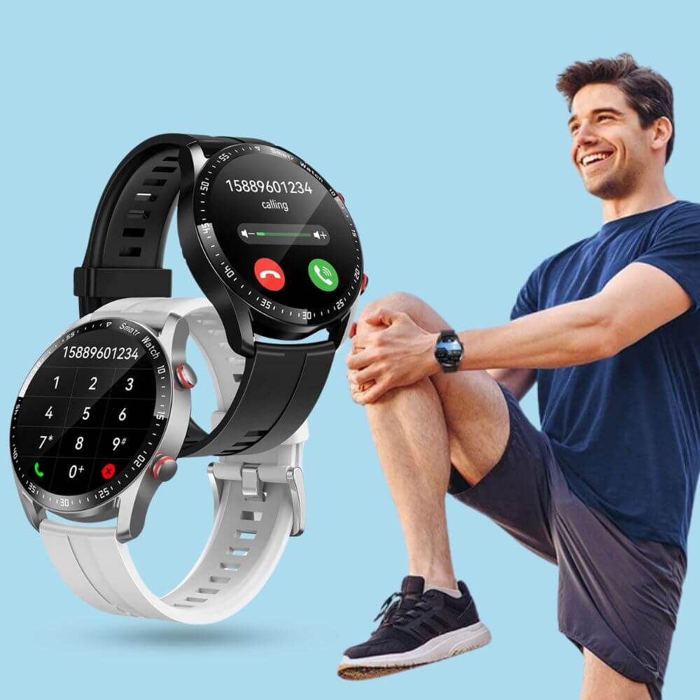 Schlaftracking-Funktion der Arion Smartwatch auf Nachttisch abgebildet
