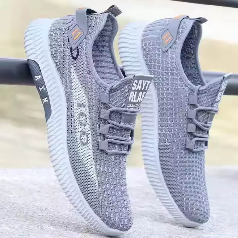 Sneaker für Herren mit Schnürung – Alltagsschuhe mit Gummisohle