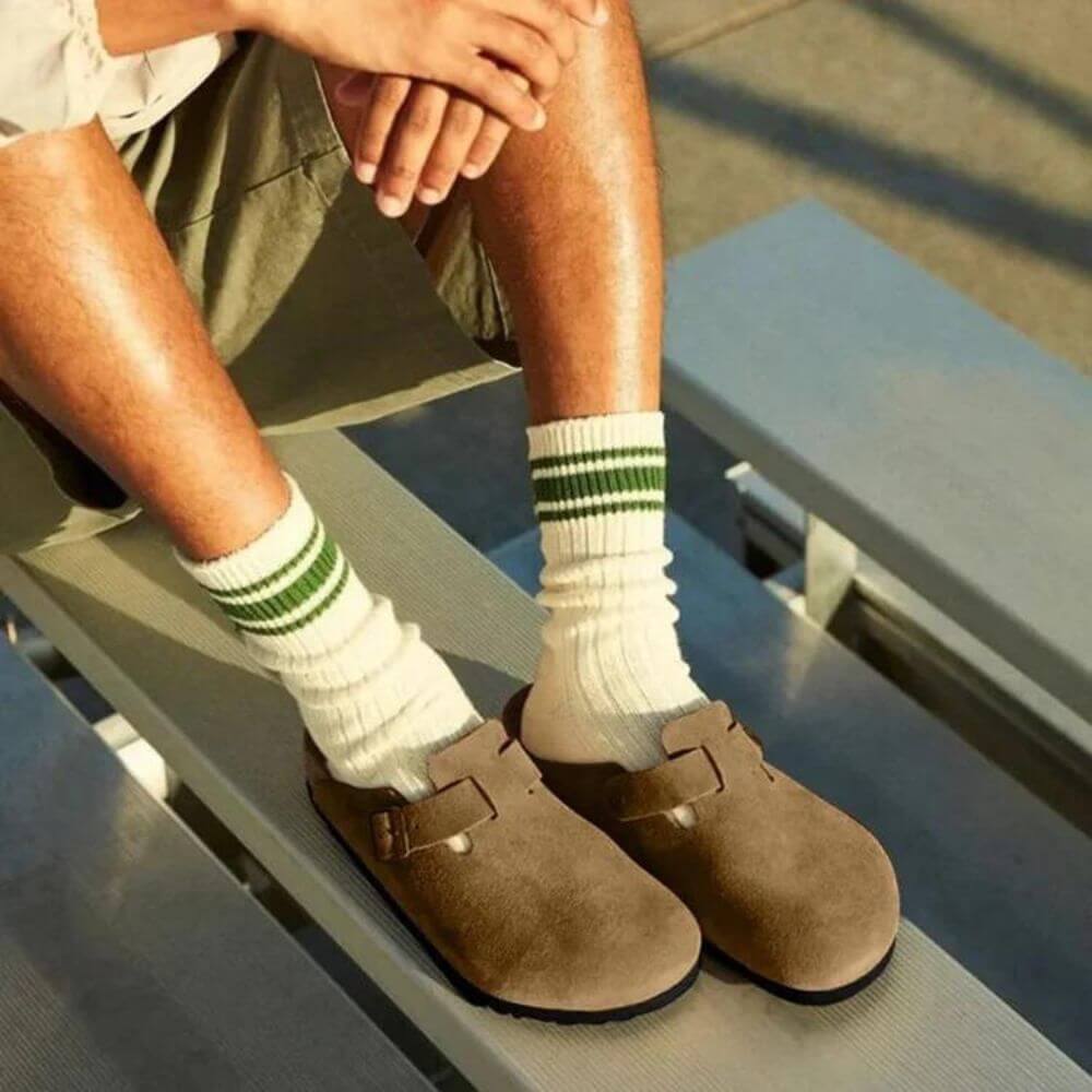 FussFreude - Orthopädische Komfort Clog-Pantoletten