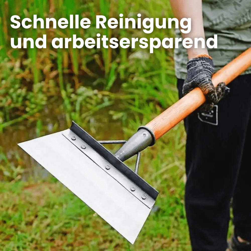 Hochwertige Gartenschaufel für eine schnelle Reinigung und mühelose Arbeit.