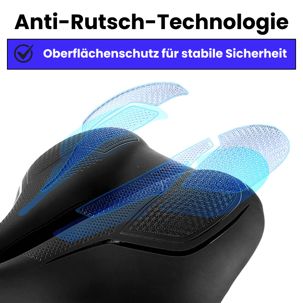 Leichter und stabiler Fahrradsattelrahmen aus robustem Aluminium.