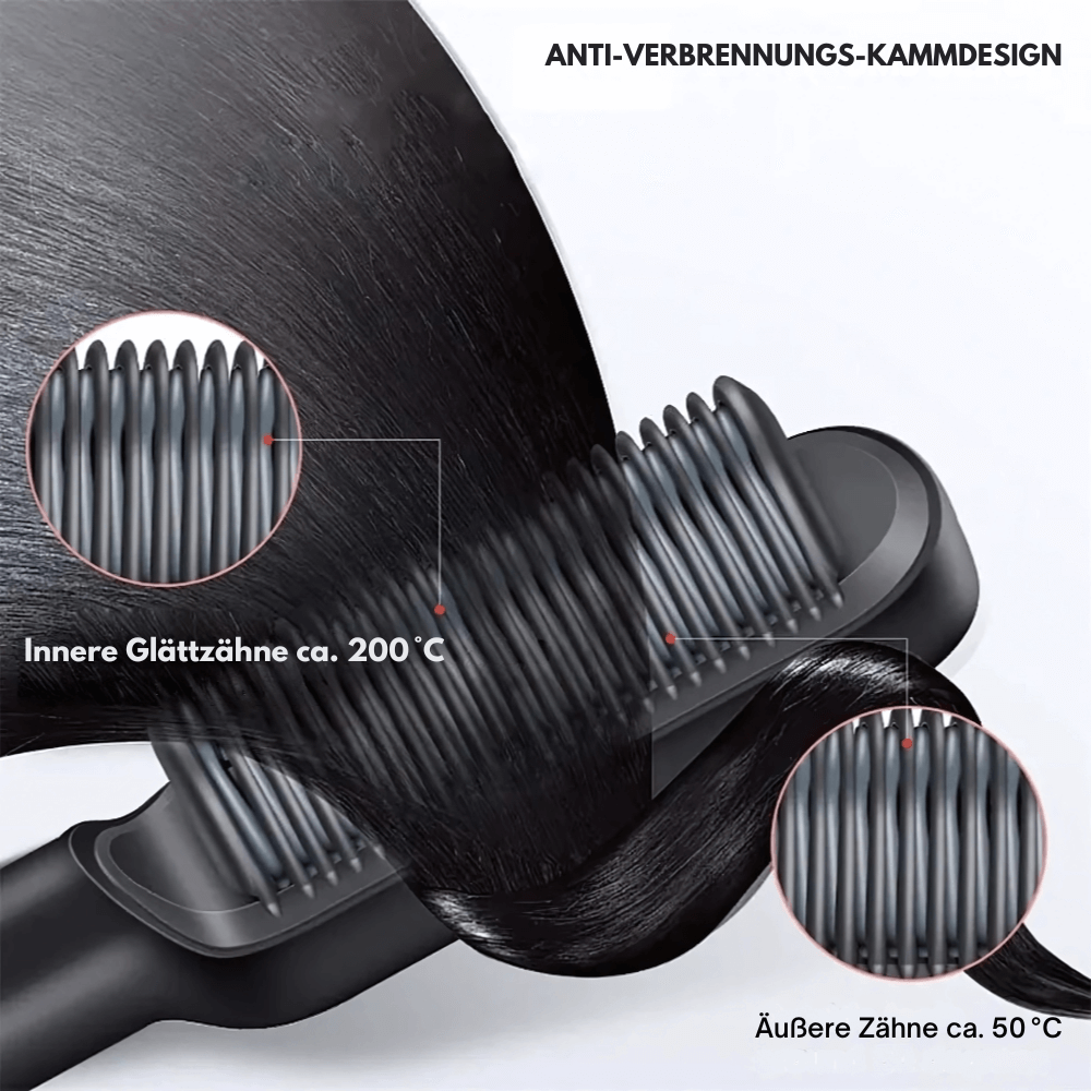 Elektrische Haarglättbürste – praktisch und vielseitig
