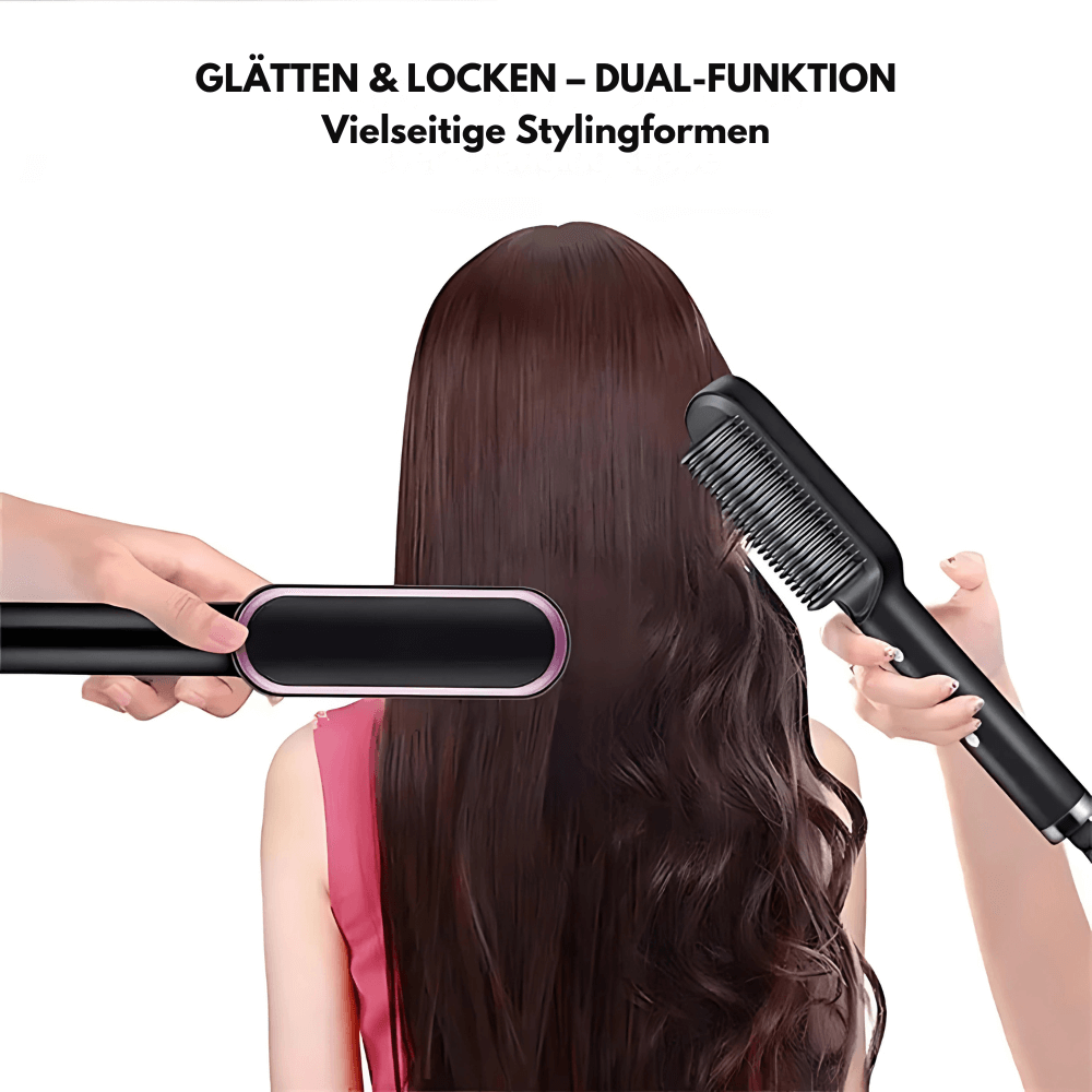 Elektrische Haarglättbürste – praktisch und vielseitig