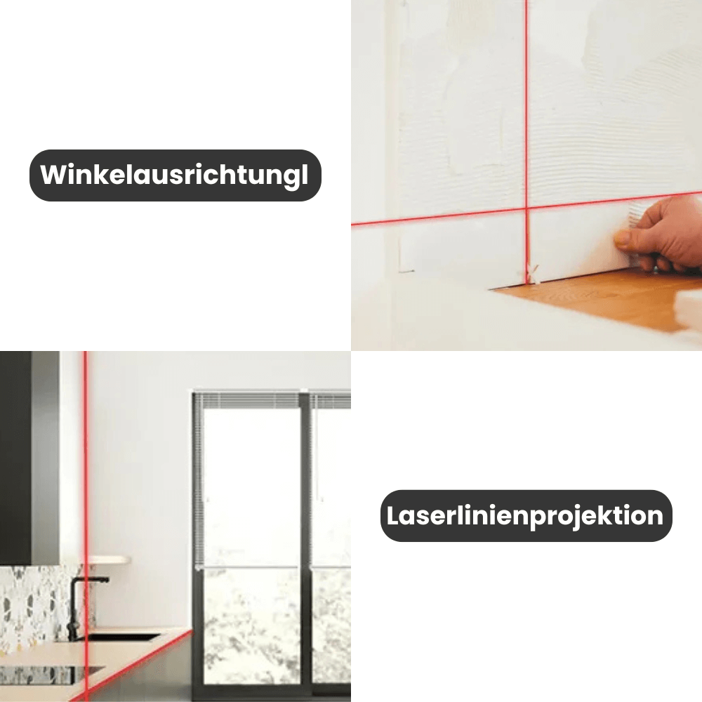 Laser-Winkelmesser 360° Projektion | Digitaler Winkelmesser