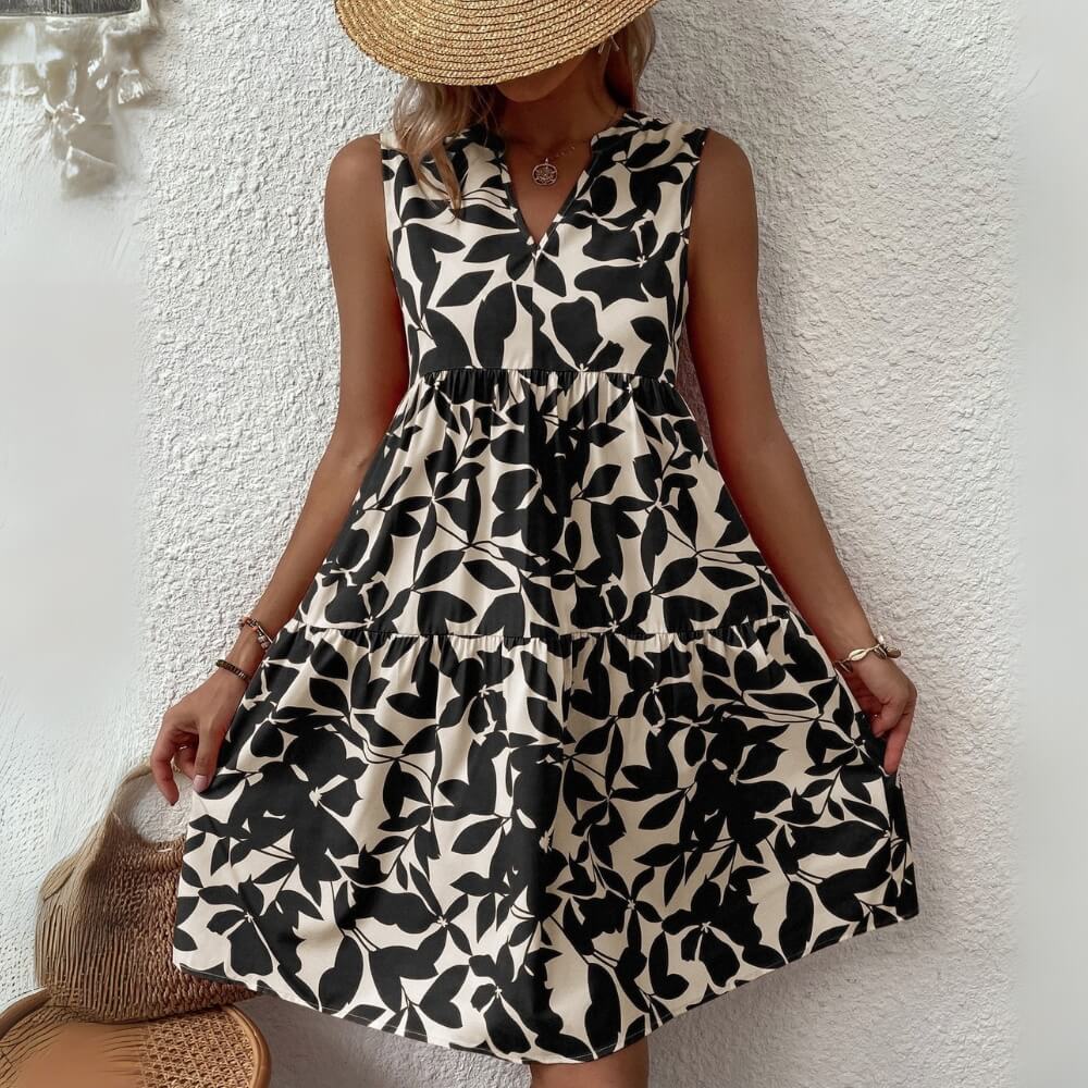 Mini Sommerkleid Damen – Luftiges A-Linien-Kleid