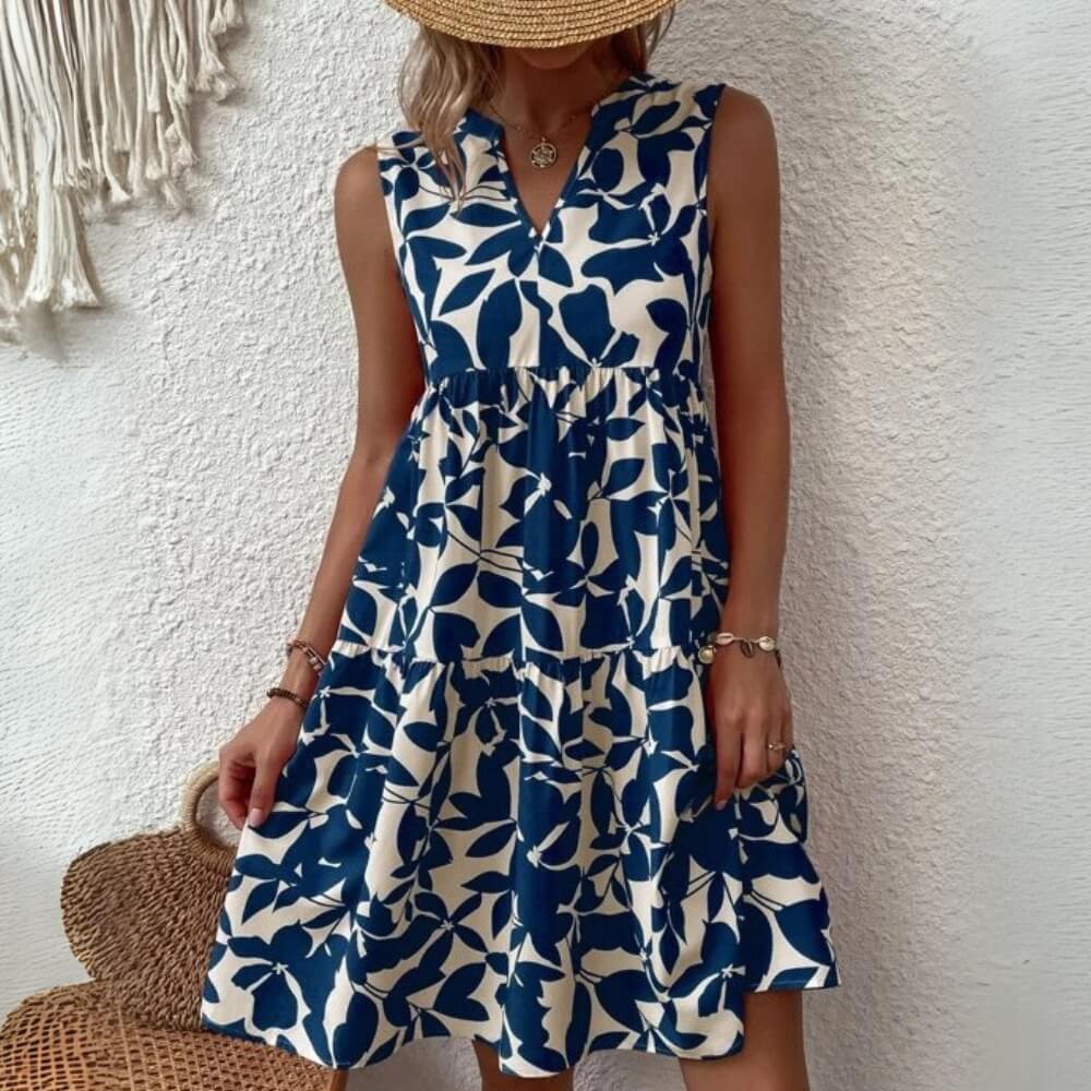 Mini Sommerkleid Damen – Luftiges A-Linien-Kleid