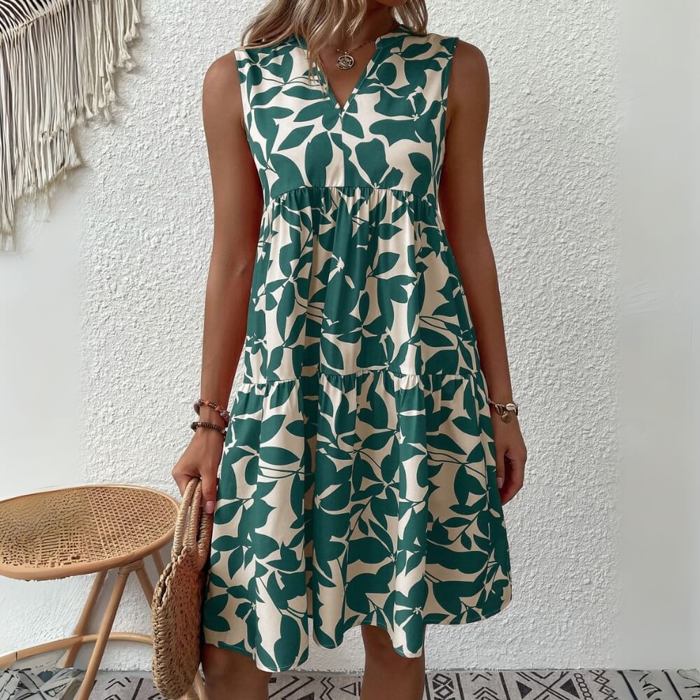 Mini Sommerkleid Damen – Luftiges A-Linien-Kleid