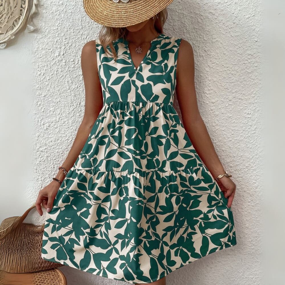 Mini Sommerkleid Damen – Luftiges A-Linien-Kleid