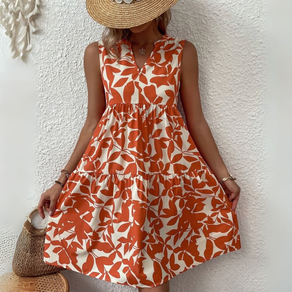 Mini Sommerkleid Damen – Luftiges A-Linien-Kleid