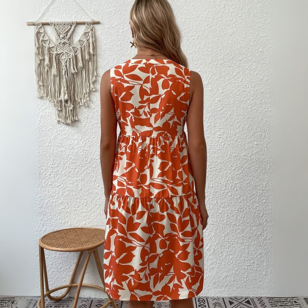 Mini Sommerkleid Damen – Luftiges A-Linien-Kleid