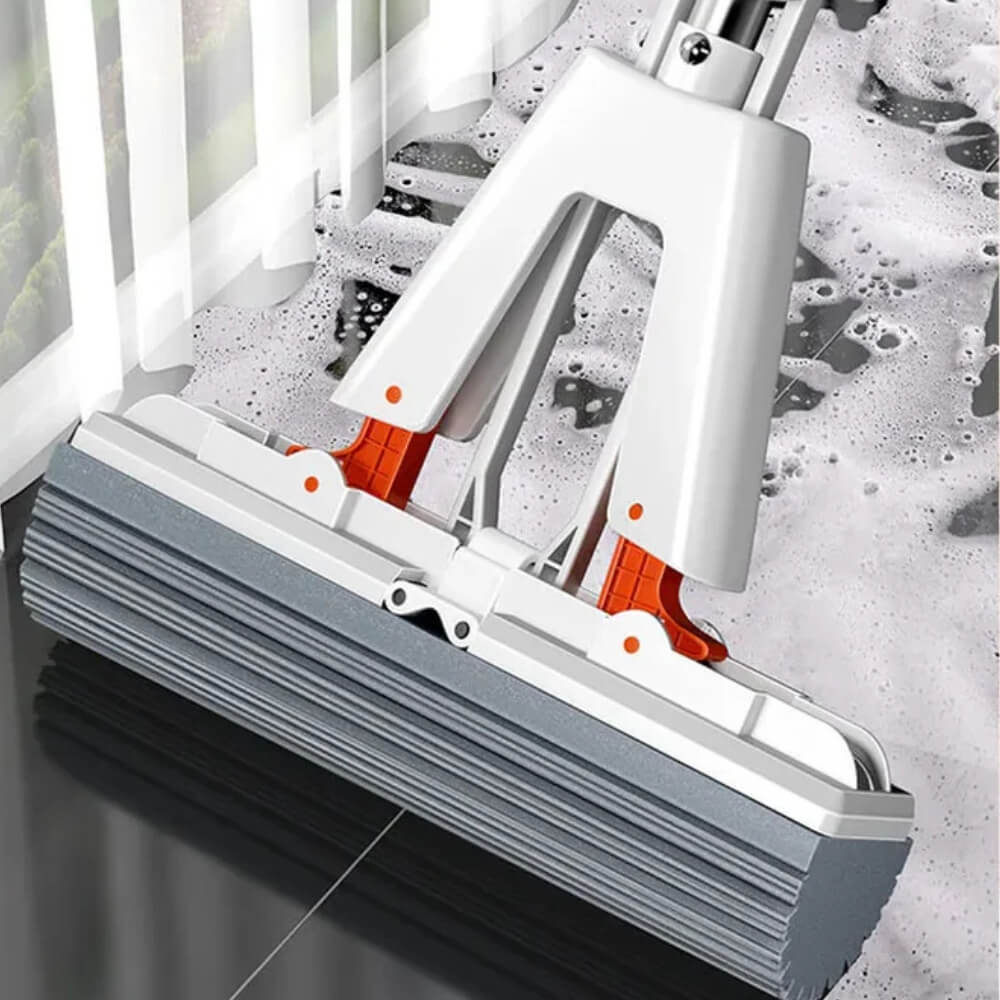 Mop mit Selbst-Auswringung | Flachmopp mit Eimer