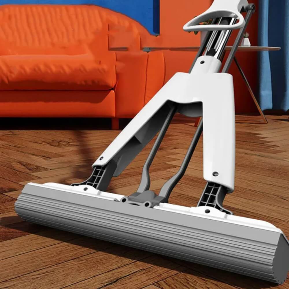 Mop mit Selbst-Auswringung | Flachmopp mit Eimer