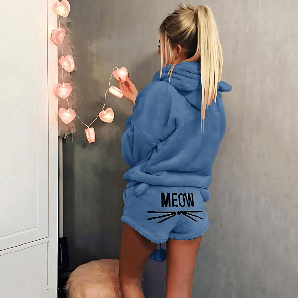Damen Schlafanzug Set lang – gemütlich & stilvoll für zuhause