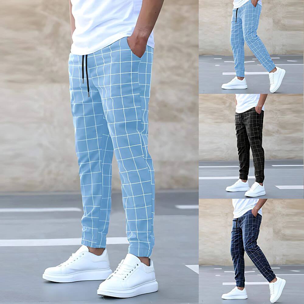 Slim Fit Jogginghose Herren – Moderne Freizeit Hose mit schmalem Bein