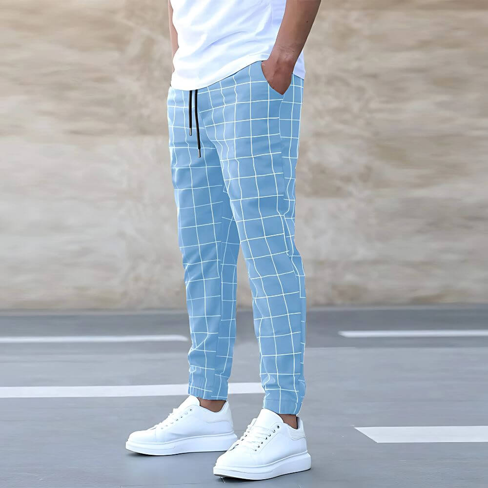 Slim Fit Jogginghose Herren – Moderne Freizeit Hose mit schmalem Bein
