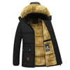 Herren Winterparka mit Kapuze und Innenfutter für Outdoor
