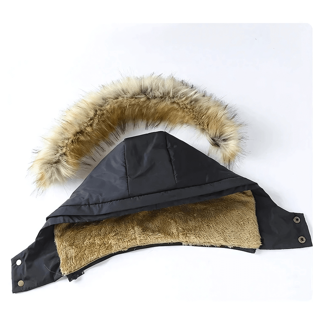Herren Winterparka mit Kapuze und Innenfutter für Outdoor