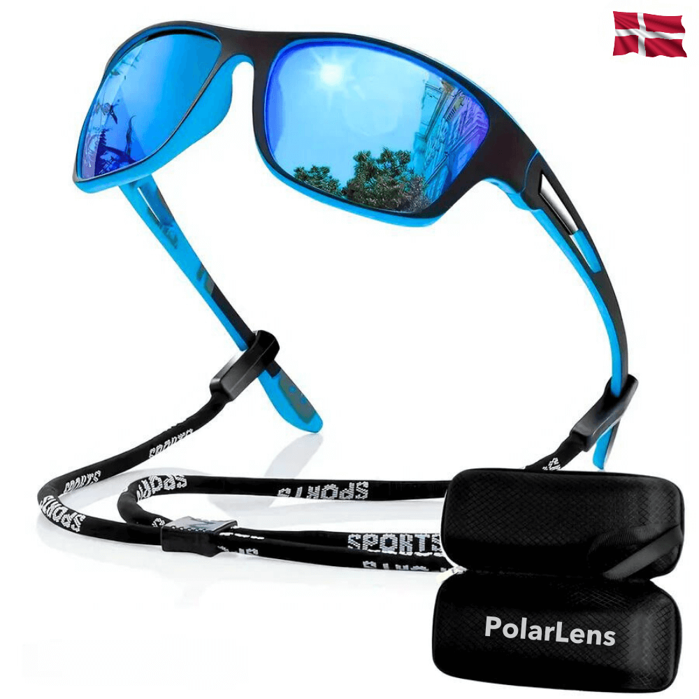 Blaue Polarisierte Sonnenbrille – Reduziert Blendungen und schützt deine Augen bei Outdoor-Aktivitäten.
