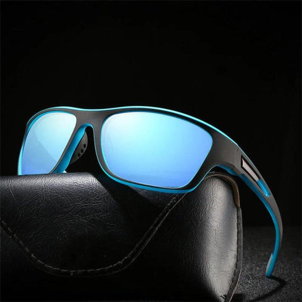 Hochwertige PolarLens Brille – Blau – Federleichtes Gestell für angenehmes Tragen den ganzen Tag.