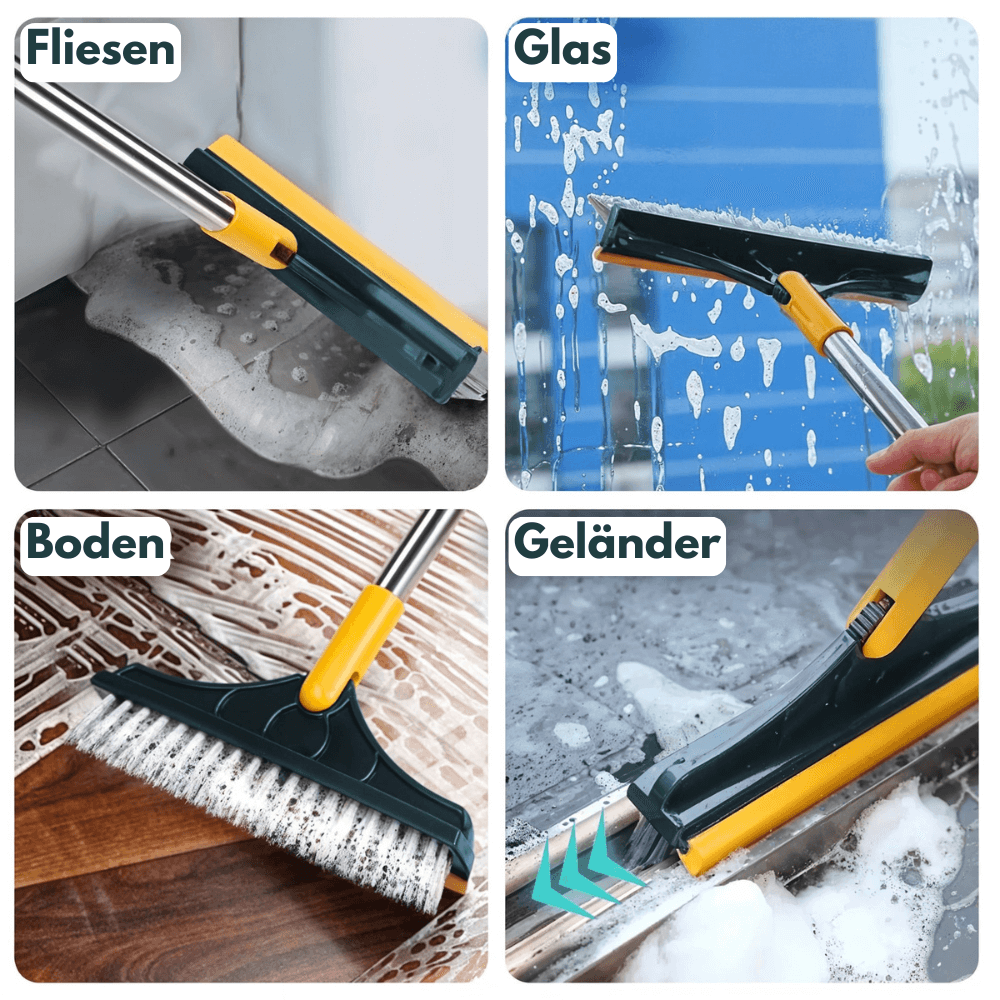 PowerBürste - Bodenreinigungsbürste mit Drehkopf