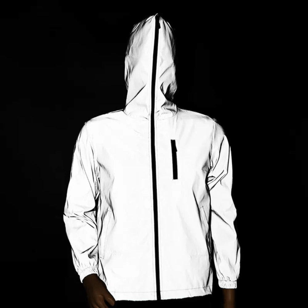Herren Windjacke reflektierend und leicht für Outdoor und Sport