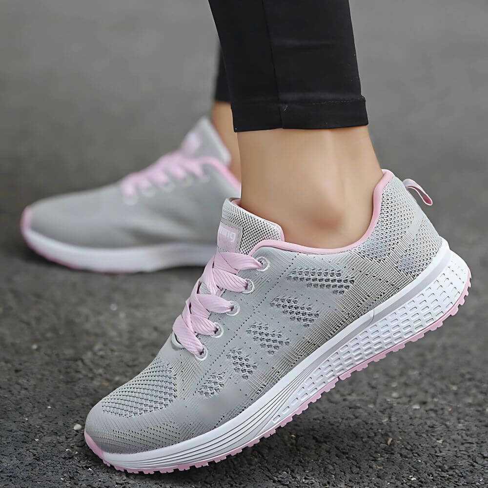 Leichte Damen Freizeitschuhe in Schwarz – Atmungsaktiv und Komfortabel