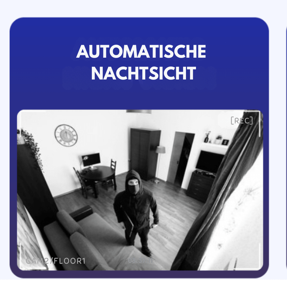 SicherCam Pro - Mini-Überwachungskamera für Innenräume