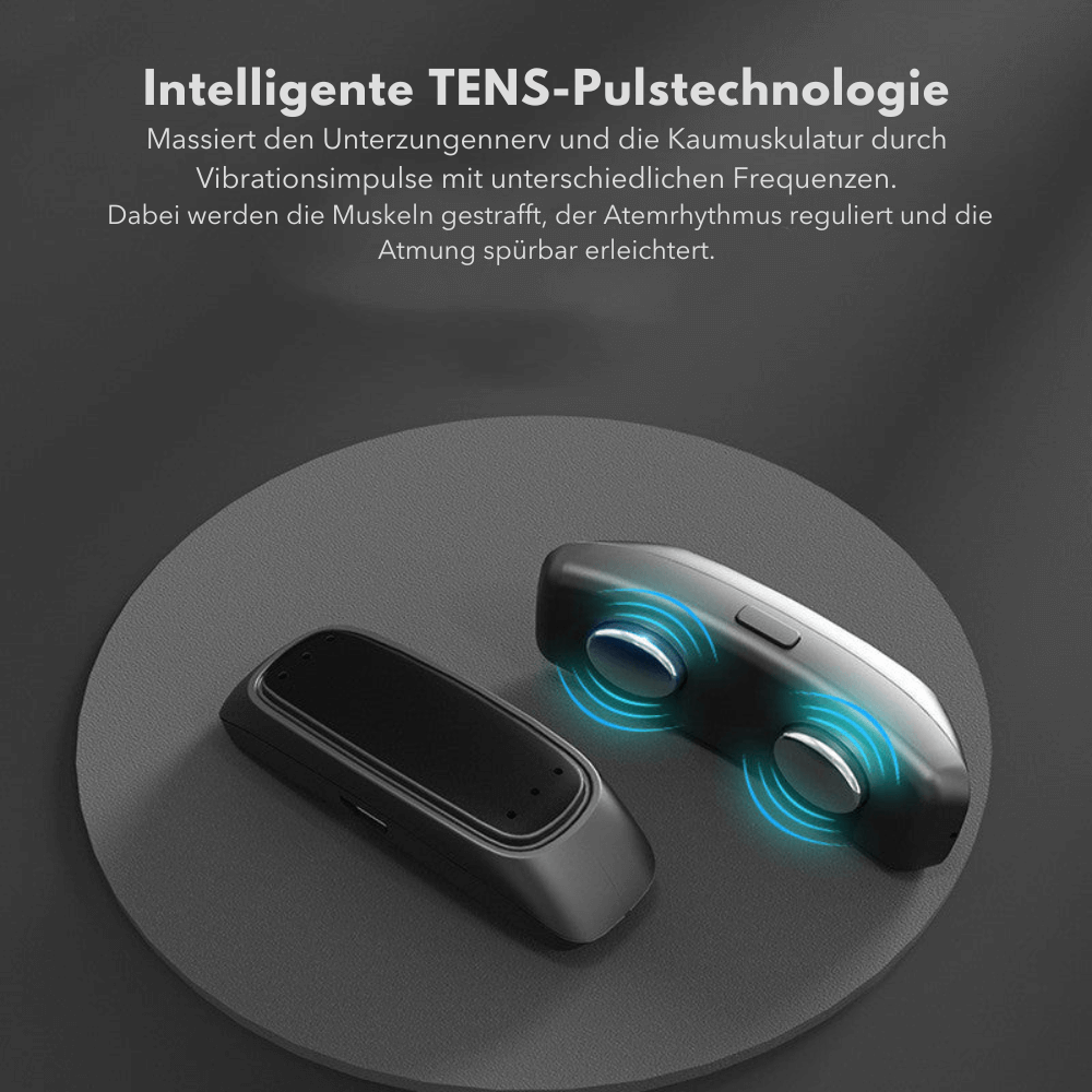 SilentNacht - Smartes Anti-Schnarchgerät – Lautlose Schlafhilfe-Lösung