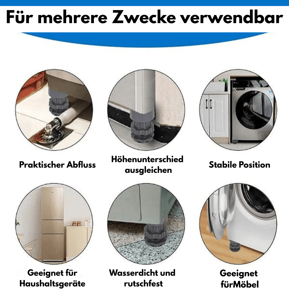 StabilFeet - Anti-Vibrationspads für Waschmaschine