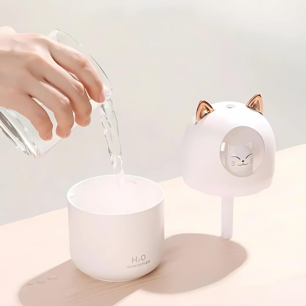 Ultraschall-Aroma-Diffusor und Luftbefeuchter – mit Nachtlicht