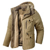 Winterjacke mit Kapuze für Herren gefüttert für den Alltag