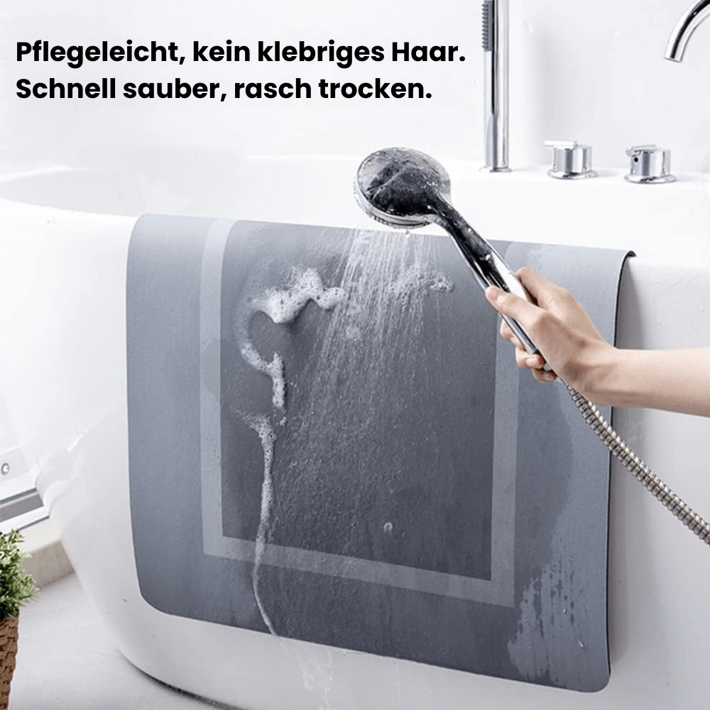 Wasserabsorbierende Badematte – rutschfest und schnell trocknend
