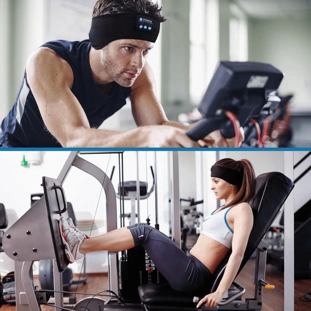 Kabelloses Bluetooth-Stirnband – Kopfhörer für Schlaf, Sport & Reisen